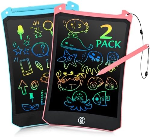 EooCoo Kids LCD Writing Tablet, Mess Free Coloring Books, Travel Toys by EooCoo