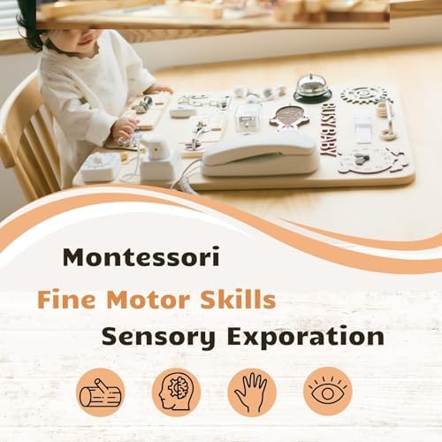 Wooden Busy Board DIY Parts Set - DIY Materials for Parents - Sensory Board Accessories -Wooden Activity Parts - Montessori Educational Items - Sensory Wall Material Kit- Zipper - Image 4