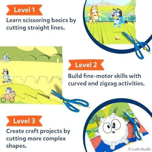 Skillmatics Snip Snip Bluey, Scissor Skills Toy, Felt Craft, Gift for Kids - Image 4