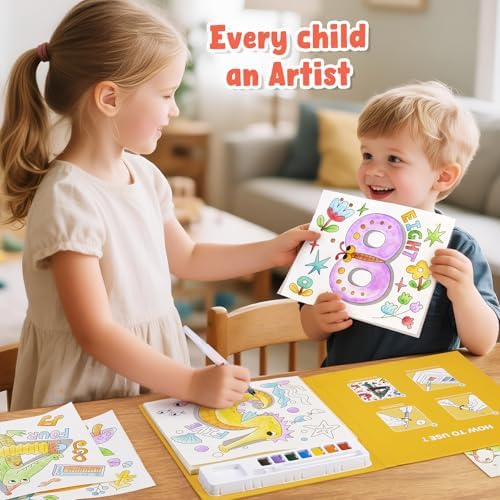JoyCat Paint with Water Coloring Books for Toddlers (Numbers) - Image 6