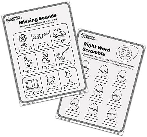 Learning Resources Skill Builders! Kindergarten Reading Activity Set - Image 3