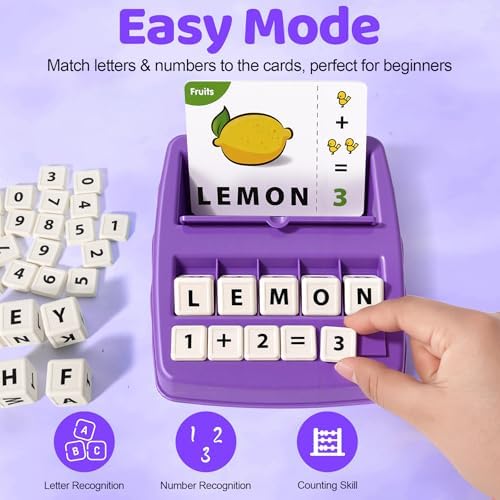 Montessori Matching Letter Game Toys for 3 4 5 Year Old Boy Girl Gifts Kids - Image 3