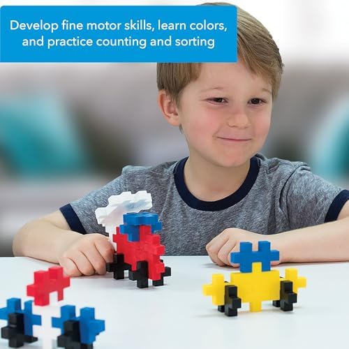 PLUS PLUS Big 100 Piece, Basic Color Mix - Large Blocks for Toddlers - Image 6