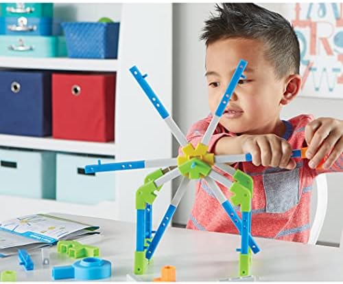 Learning Resources STEM Explorers Motioneering - 56 Pieces, Ages 5+STEM Toys for Kids, Brain Teaser Toys and Games, Kindergarten Games - Image 2
