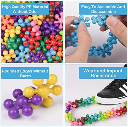 NEOACT 600 PCS Building Blocks STEM Toys, Interlocking Solid Plastic Toys - Image 5
