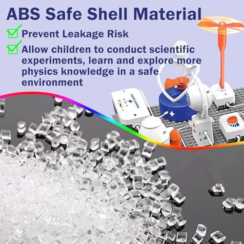 Science Toy Sets, AI Intelligent Voice Physics Circuit Electronic Building Block Puzzle Toy STEM Education Toy Set Holiday Birthday Gift 500+ Projects 66PCS for Students Children Aged 3+ - Image 7
