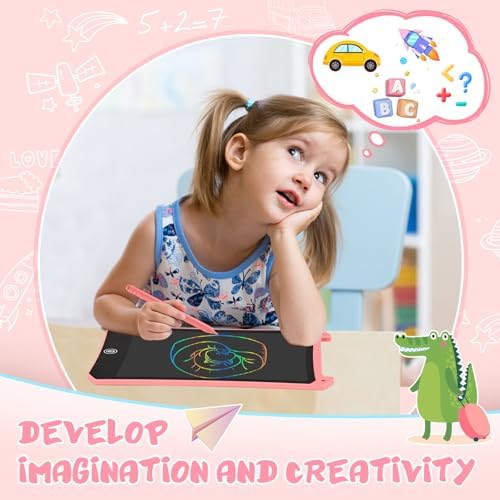EooCoo Kids LCD Writing Tablet, Mess Free Coloring Books, Travel Toys - Image 2