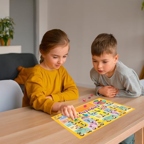Junior Learning Social Skills Board Games, 4 Games for Kids Ages 5-8 - Image 2