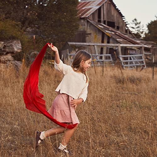 Sarah's Silks Playsilk - 100% Real Silk, Hand Dyed, Bright Colored Play Scarves | Montessori and Waldorf Toys for Dress up, Imaginative, and Pretend Play (35" x 35") - Image 3