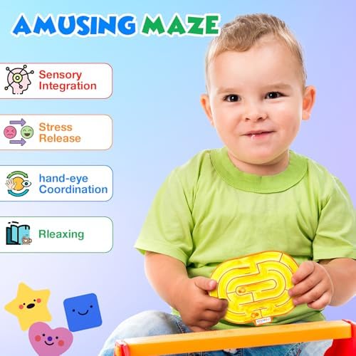Sensory Fidget Toys for Children with Autism: Calming Gel-Filled Maze for Classroom and Home - Special Needs Sensory Toys for Kids Travel - Image 5