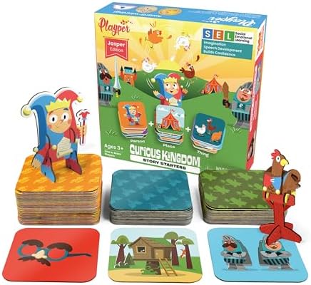 Story Starters, 47 Story Cards for Speech and Language, Ages 3+ by Playper