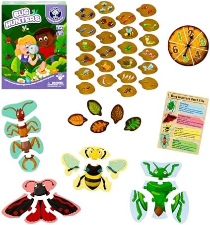 Orchard Toys Bug Hunters Game, Learn Counting and Observational Skills As You Race to Be 1st to Build Your Bug, Designed for 2-4 Players Aged 3+ - Image 2