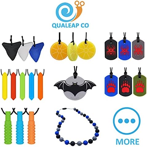 Xtra Tough (XT) Sensory Chew Necklace for Kids, Boys or Girls - Sensory Oral Motor Aids Teether Toys for Autism, ADHD, Baby Nursing or Special Needs- Made for Aggressive Chewers (1 Pack) - Image 7