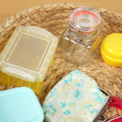 Montessori Open & Close Activity Set with Woven Straw Storage Basket, Multi-Type Latching Containers Sensory Toy - Image 2