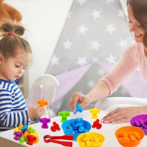 Counting Koalas Toys Matching Games with Sorting Bowls Sorting Toy for Toddlers Preschool Learning Activities for Math Color Sensory Montessori Fine Motor Skills Toys for 3 4 5 Years Old Boys Girls - Image 6