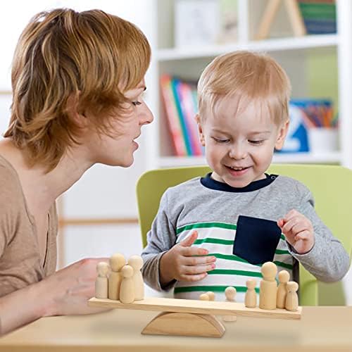 Wooden Math Counting Toy Montessori Learning Game for Kids 3+ - Image 3
