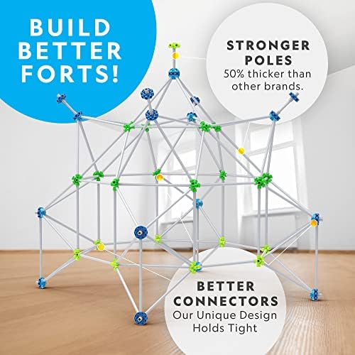 National Geographic Indoor Fort Building Kit 225-Piece Set for Kids - Image 5