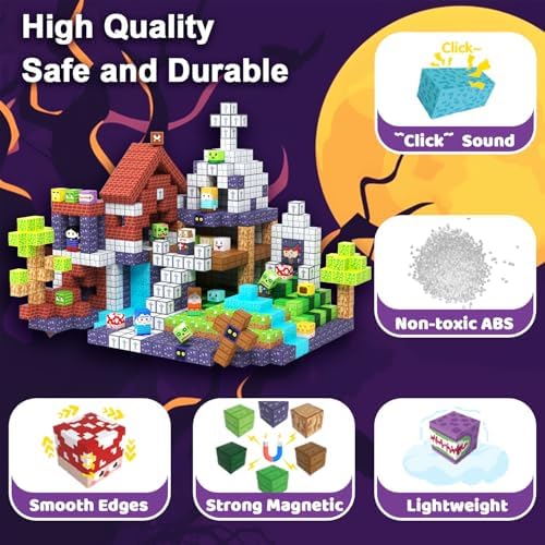 Magnetic Blocks, 150PCS Toys Building Cube Birthday Gifts for Kids - Image 3