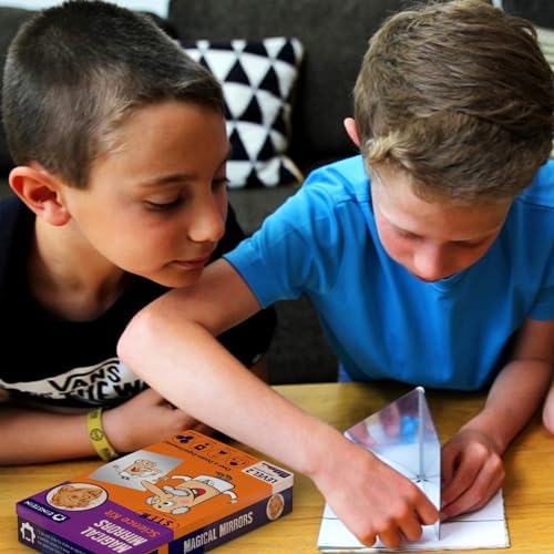 Einstein’s Magical Mirrors LAB Science Kit for Kids. STEM for Boys & Girls Aged 6 and Above. Over a Dozen of Exciting Experiments Inside. Detailed Picture Guide Included. Award Winning Science kit! - Image 3