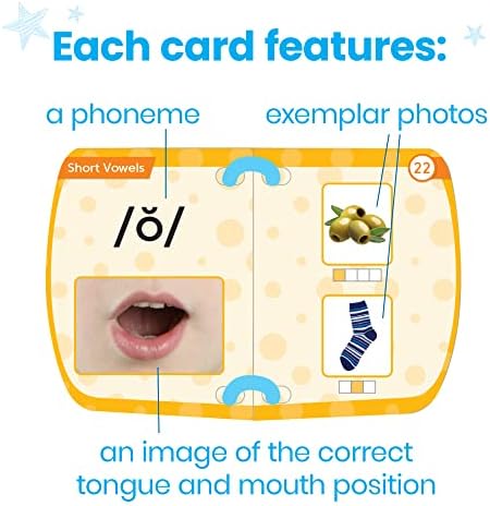 hand2mind Mirror My Sounds Phoneme Set, Letter Sounds Flash Cards, Toddler Speech Therapy Materials, Phonics for Kindergarten, Phonemic Awareness Manipulatives, Preschool Learning Activities - Image 3