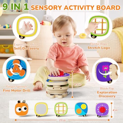 Baby Busy Board Toys for 1 Year Old, Montessori Toys for 1 2 3 Year Old - Image 5