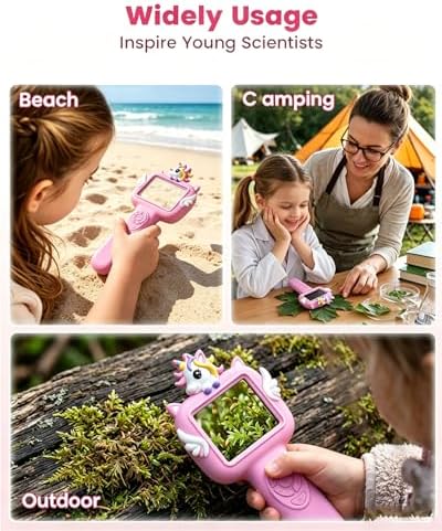 Outdoor Portable Kids Microscope: Handheld Microscope Auto Focus - Image 6
