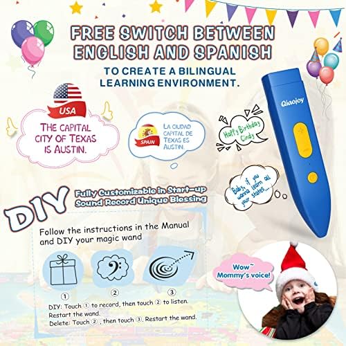 Qiaojoy V2 Interactive Map Bilingual United States Map for Kids Learning - Image 2