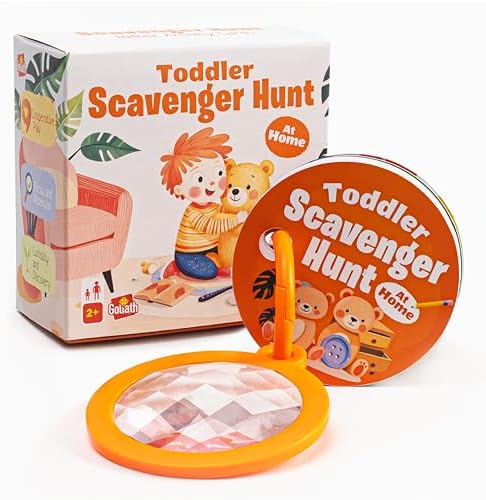 Scavenger Hunt at Home | Indoor Toddler Activity Cards with Magic Kaleidoscopic Lens | Sensory Games for 2-3 Year Olds | Learning Toys | Rainy Day Activity for Kids - Image 6
