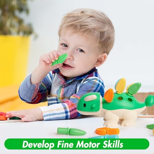 Hirger Fine Motor Dinosaur, Montessori Learning Educational Toy for Toddler - Image 6