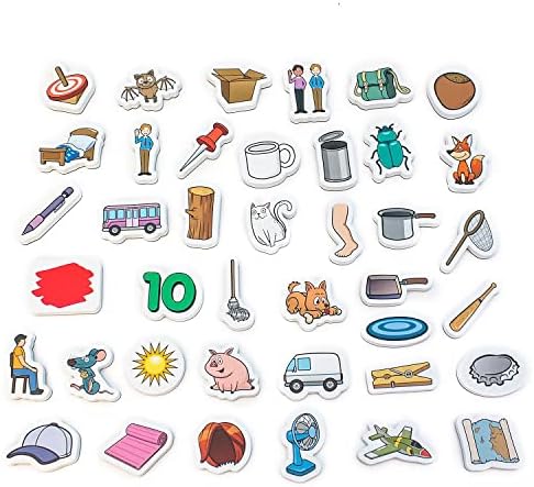Junior Learning Rainbow CVC Objects Magnetic Foam Set, 40 Pieces, Ages 4-5, Phonics, Pre K-K - Image 4