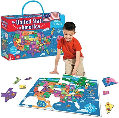 Peaceable Kingdom Jumbo USA Floor Puzzle 54 Pieces by PeaceableKingdom