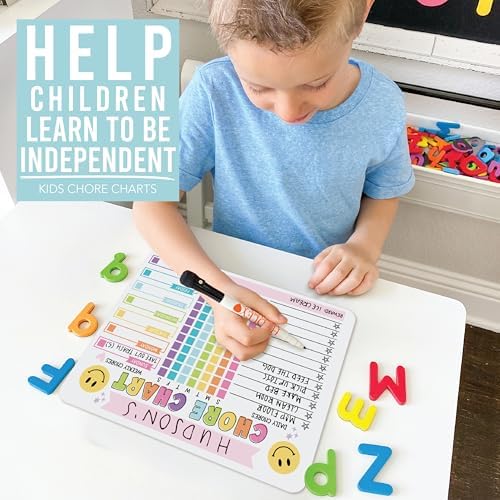 Magnetic Chore Chart for Kids Dry Erase Reward Chart for Home and Classroom - Image 3