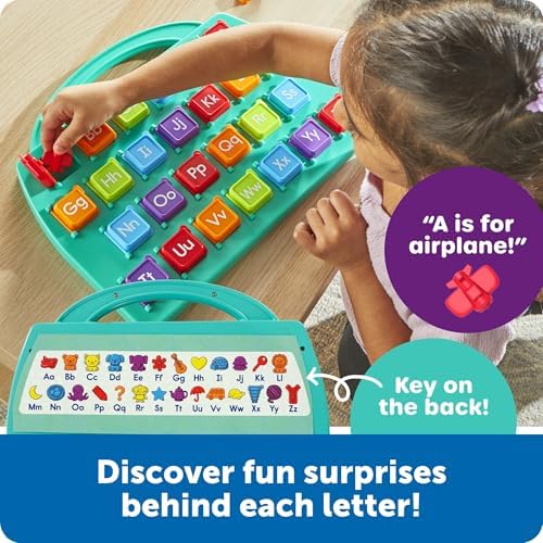 Learning Resources Lift-a-Letter Alphabet Board - Alphabet Learning Toys for Toddlers, Toddler Educational Toys for Phonics and Fine Motor Skills, Letter Recognition and Language Development ABC Toy - Image 2