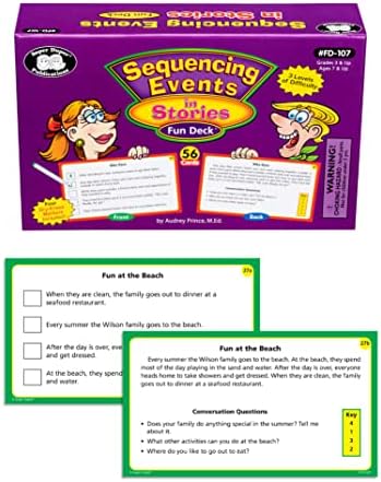 Super Duper Publications | Sequencing Events in Stories Fun Deck Flash Cards | Educational Learning Resource for Children - Image 2