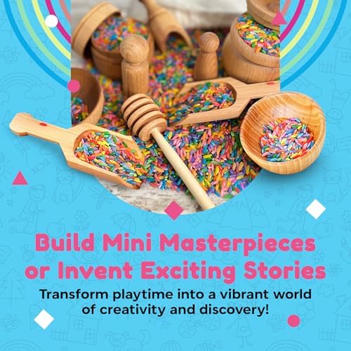 Child-Sized Wooden Tool Set for Sensory Bin, 10-Pieces - Image 3