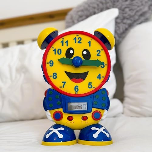 The Learning Journey Telly The Teaching Time Clock, Electronic Analog & Digital Time Telling Aid with Two Quiz Modes & Night Light,Multi - Image 6