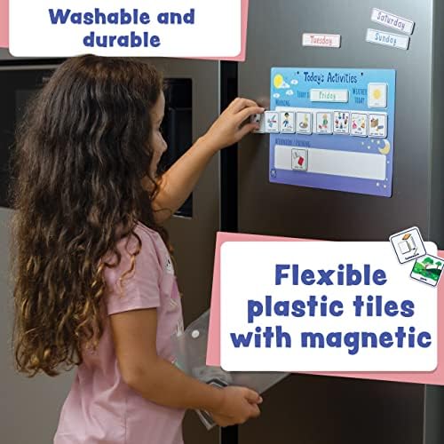 Today's Activities Daily Routine Visual Timetable Magnetic Tile Chart for Children - Image 7