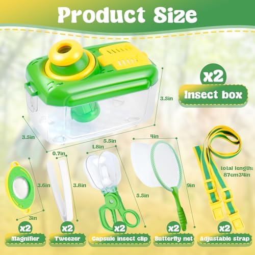 10Pcs Bug Catcher for Kids Insect Catching Kit for Age 3-8 - Image 2