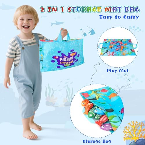 Montessori Baby Fishing Game Toy for Learning Number & Color Sorting - Image 6
