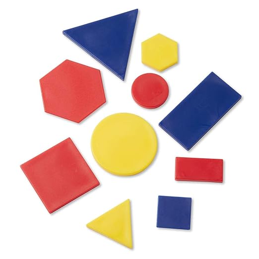 hand2mind 46393 Attribute Blocks Classroom Basics Kit - Set of 6 Trays - Image 5