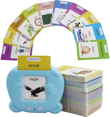 MAYAPHILOS 510 Sight Words Polish and English Talking Flash Cards by MAYAPHILOS