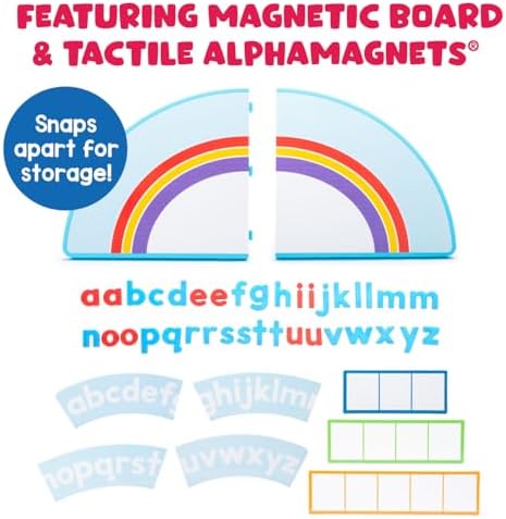 Educational Insights ABC Arc Mat AlphaMagnets Set - Magnetic Letter Board, Toddler Alphabet Magnets, Magnetic Letters and Numbers, ABC Learning Toys for Kids Ages 3-5, Spelling Toys, Alphabet Arc - Image 5