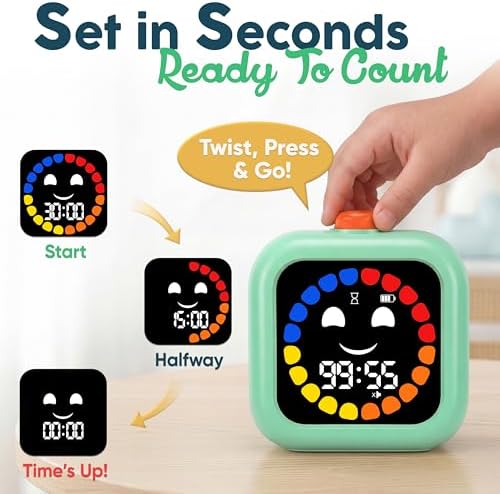 Digital Visual Timer for Kids - Calmer Routines & Transitions - Image 3