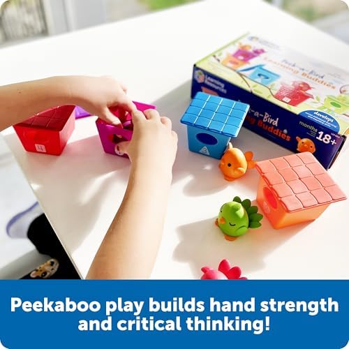 Learning Resources Peek-a-Bird Learning Buddies - 15 Pieces, Age 18 Months+ Toddler Activities, Preschool Toys, Educational Color Teaching - Image 3