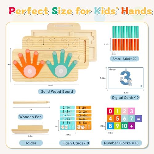 Learning Toys 3-5, Kids Math Educational Toys for Preschool Kindergarten - Image 4