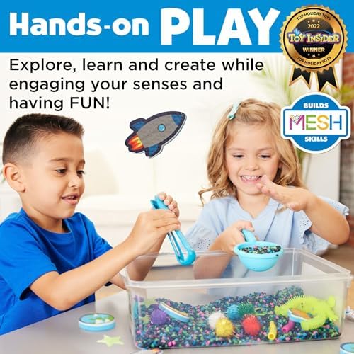 Creativity for Kids Sensory Bin: Outer Space Toys - Preschool and Toddler Sensory Toys, Kids Gifts for Boys and Girls Ages 3-5+, 10.25 x 14.5 x 4.75 inches - Image 2