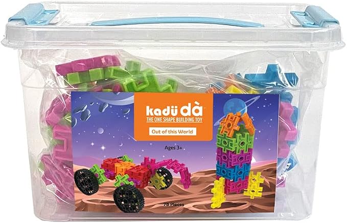 KADÜ DA Age 3+ Out of this World 78 Piece Kids Beginning Building Block Toy - Image 2