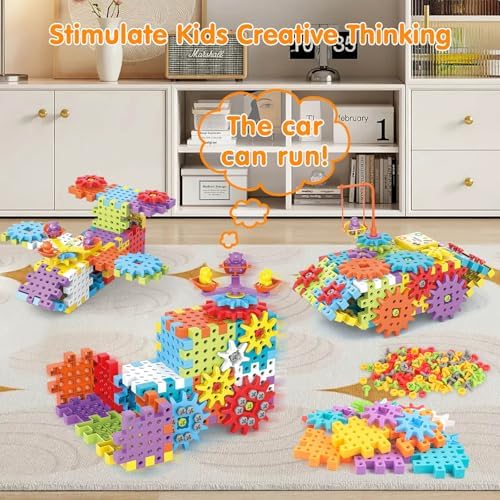 Building Toys, 234 Pieces Upgrade Gear Building Blocks Set - Image 3