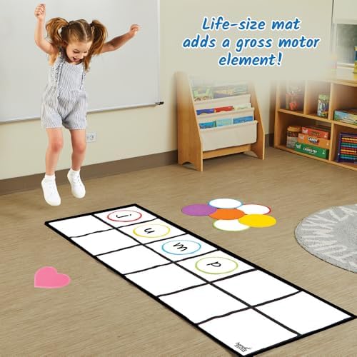 hand2mind Elkonin Box Floor Mat Activity Set, Phonemic Awareness, Ages 3+ - Image 4
