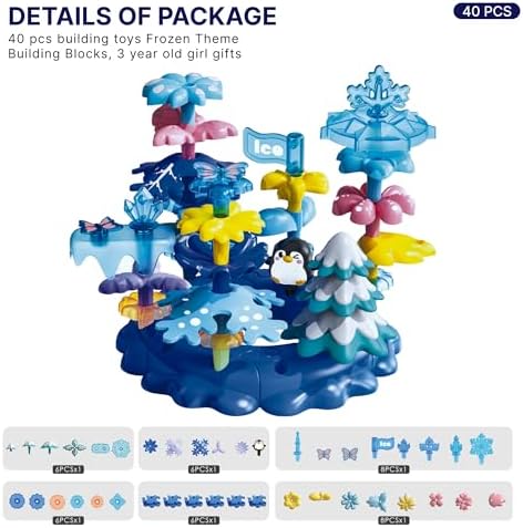 Flower Garden Building Toy, Polar STEM Blocks - Image 3